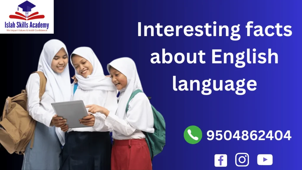 Interesting facts about English language